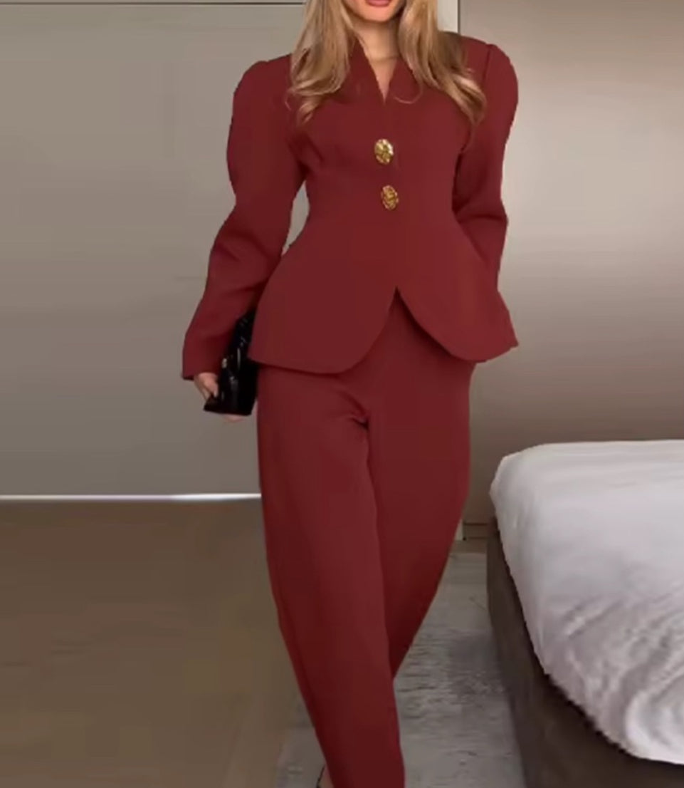 NEW $195 Finka Structured Pant Suit Set