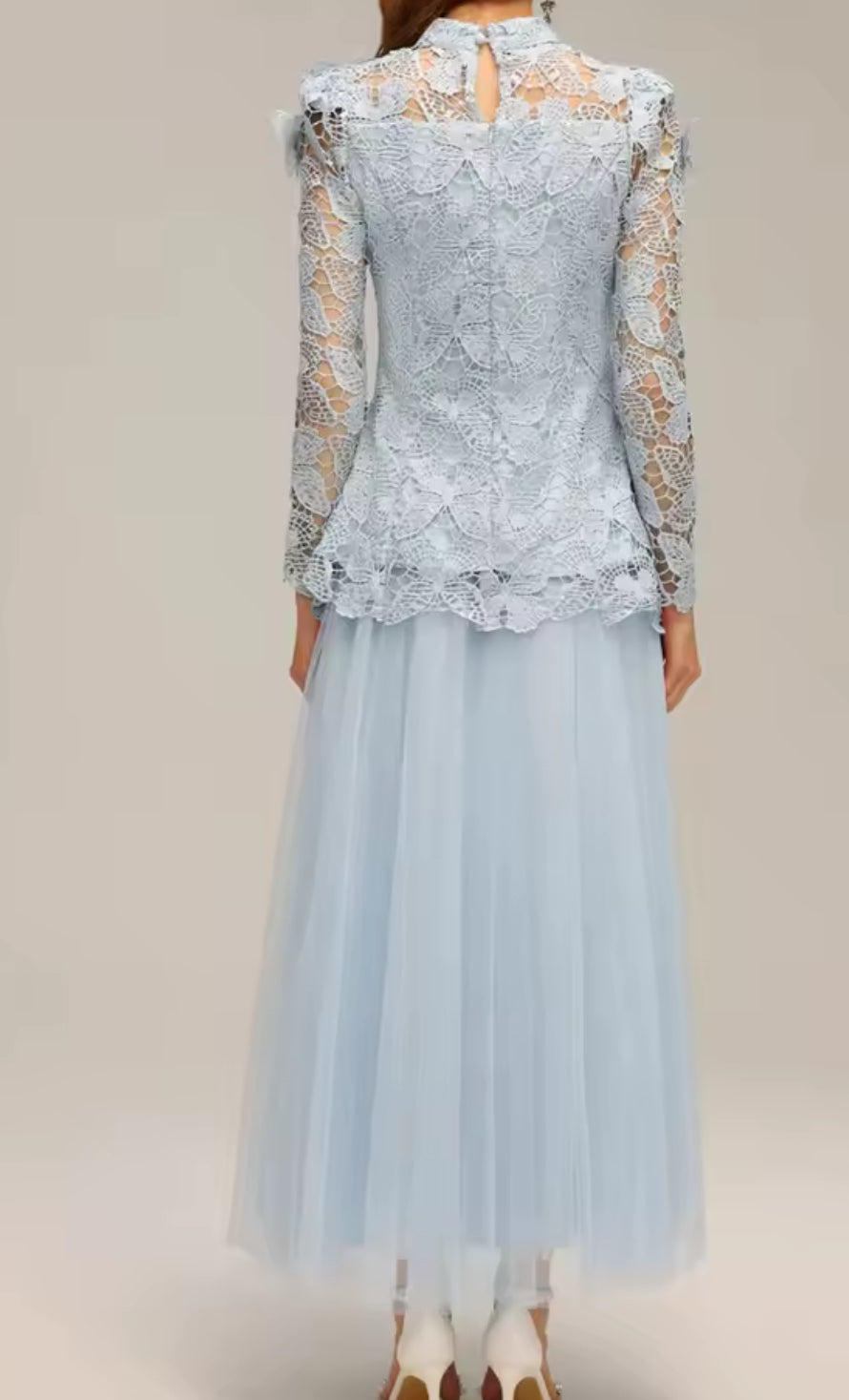 NEW $189 Ivy and Lace Long Sleeve Blue Set