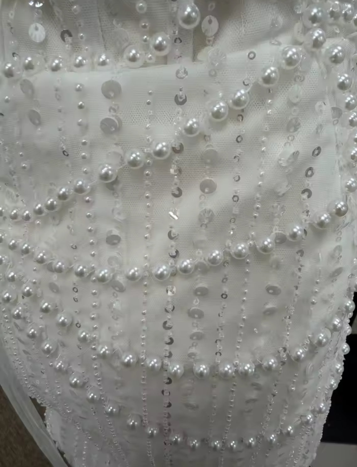 NEW $625 Old Hollywood in short Elegant White Strapless Beaded Dress