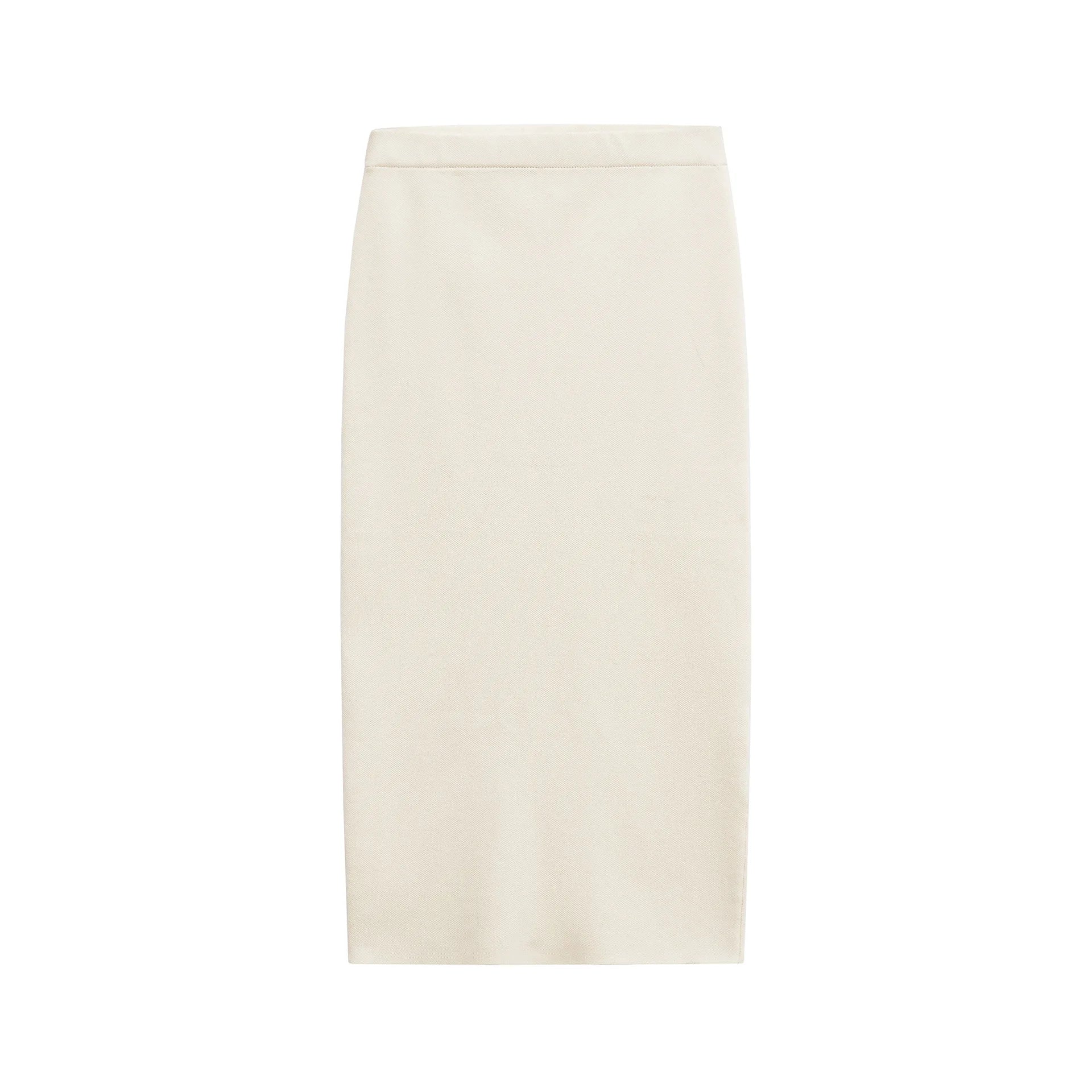 ZBZA Women's Slim Waist Belt Vest High Waist Skirt Suit Round Neck Sleeveless Solid Color Cropped Top Slit Straight Skirt Set